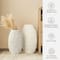 Glitzhome® Gold & White Oval Textured Metal Floor Vases Set